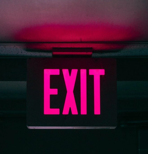 exit skylt